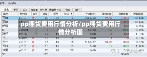 pp期货费用行情分析/pp期货费用行情分析图