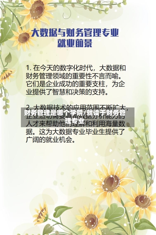 财务管理是哪个学院/就读于财务管理专业
