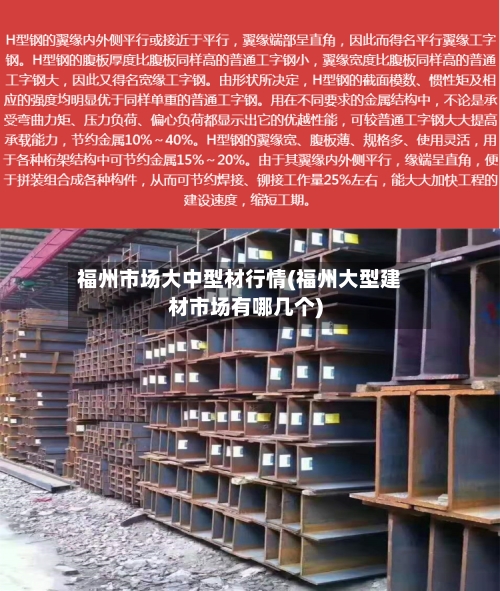 福州市场大中型材行情(福州大型建材市场有哪几个)-第2张图片