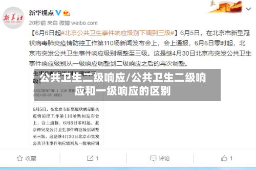 公共卫生二级响应/公共卫生二级响应和一级响应的区别-第3张图片