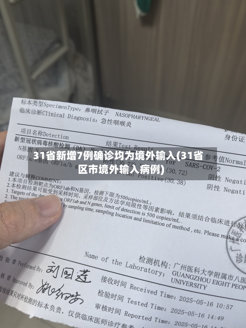 31省新增7例确诊均为境外输入(31省区市境外输入病例)-第2张图片