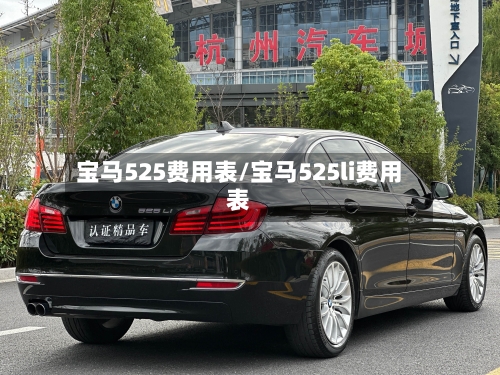 宝马525费用表/宝马525li费用表-第2张图片