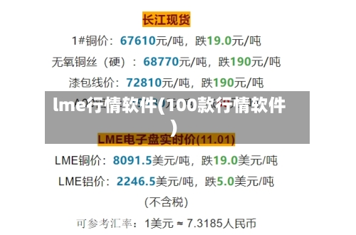 lme行情软件(100款行情软件)-第2张图片