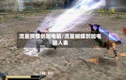 流星蝴蝶剑加电脑/流星蝴蝶剑加电脑人表