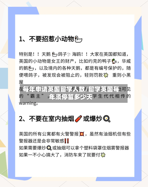 每年申请英国留学人数/留学英国每年须停留多少天