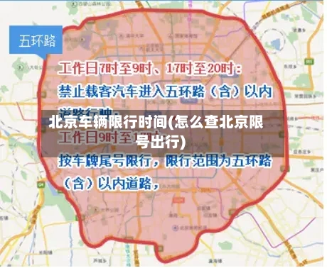 北京车辆限行时间(怎么查北京限号出行)