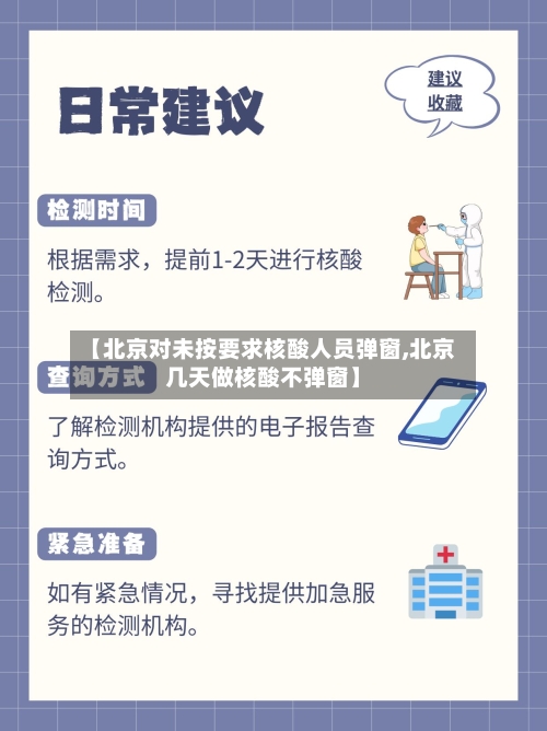 【北京对未按要求核酸人员弹窗,北京几天做核酸不弹窗】