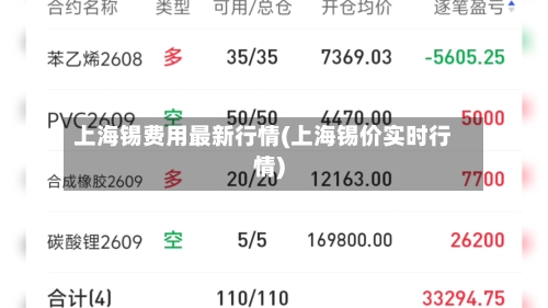 上海锡费用最新行情(上海锡价实时行情)-第2张图片