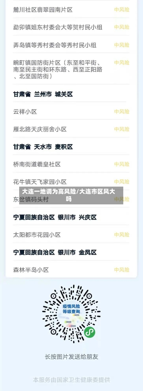 大连一地调为高风险/大连市区风大吗-第3张图片