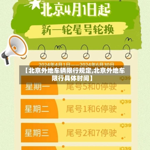 【北京外地车辆限行规定,北京外地车限行具体时间】-第2张图片