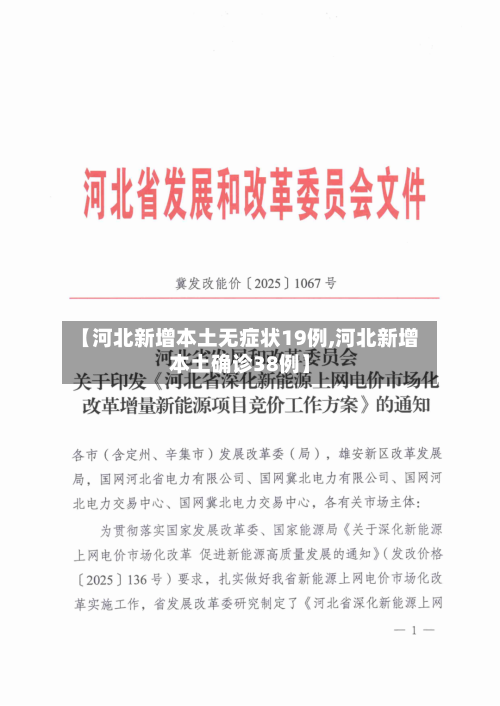 【河北新增本土无症状19例,河北新增本土确诊38例】-第2张图片